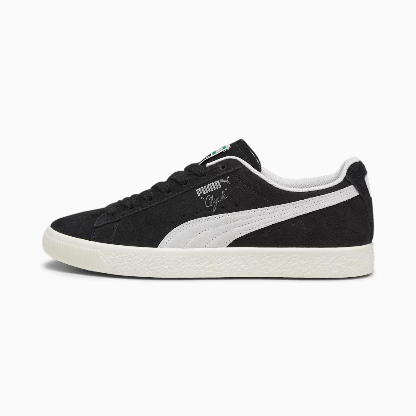 Giày Puma Clyde Hairy Suede Nữ Đen