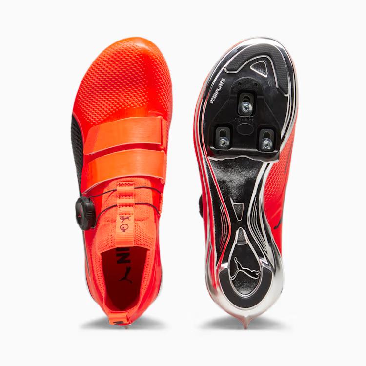 Giày Puma Pwr Spin Indoor Nữ Cam