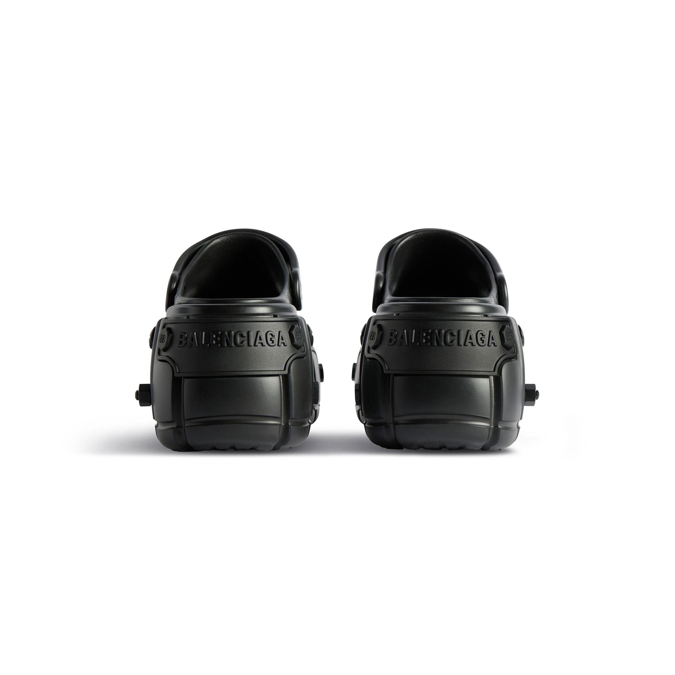 Giày Balenciaga Hardcrocs™ Mule Nữ Đen