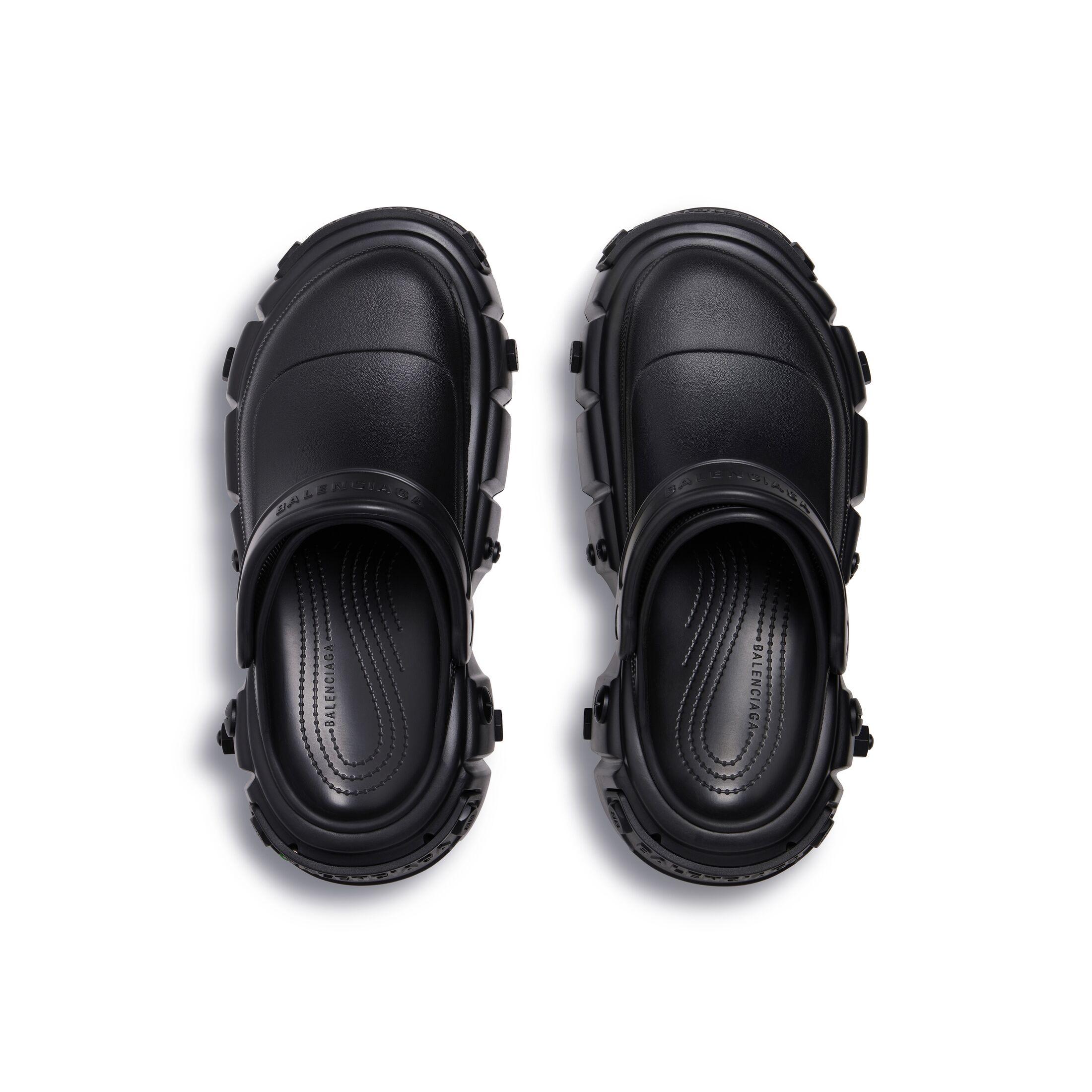 Giày Balenciaga Hardcrocs™ Mule Nữ Đen