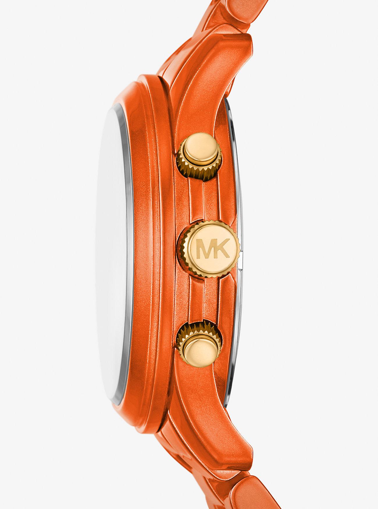 Đồng Hồ Michael Kors Limited-Edition Runway Orange-Tone Watch Nữ Cam