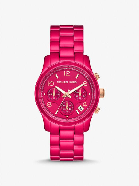 Đồng Hồ Michael Kors Limited-Edition Runway Pink-Tone Watch Nữ Hồng