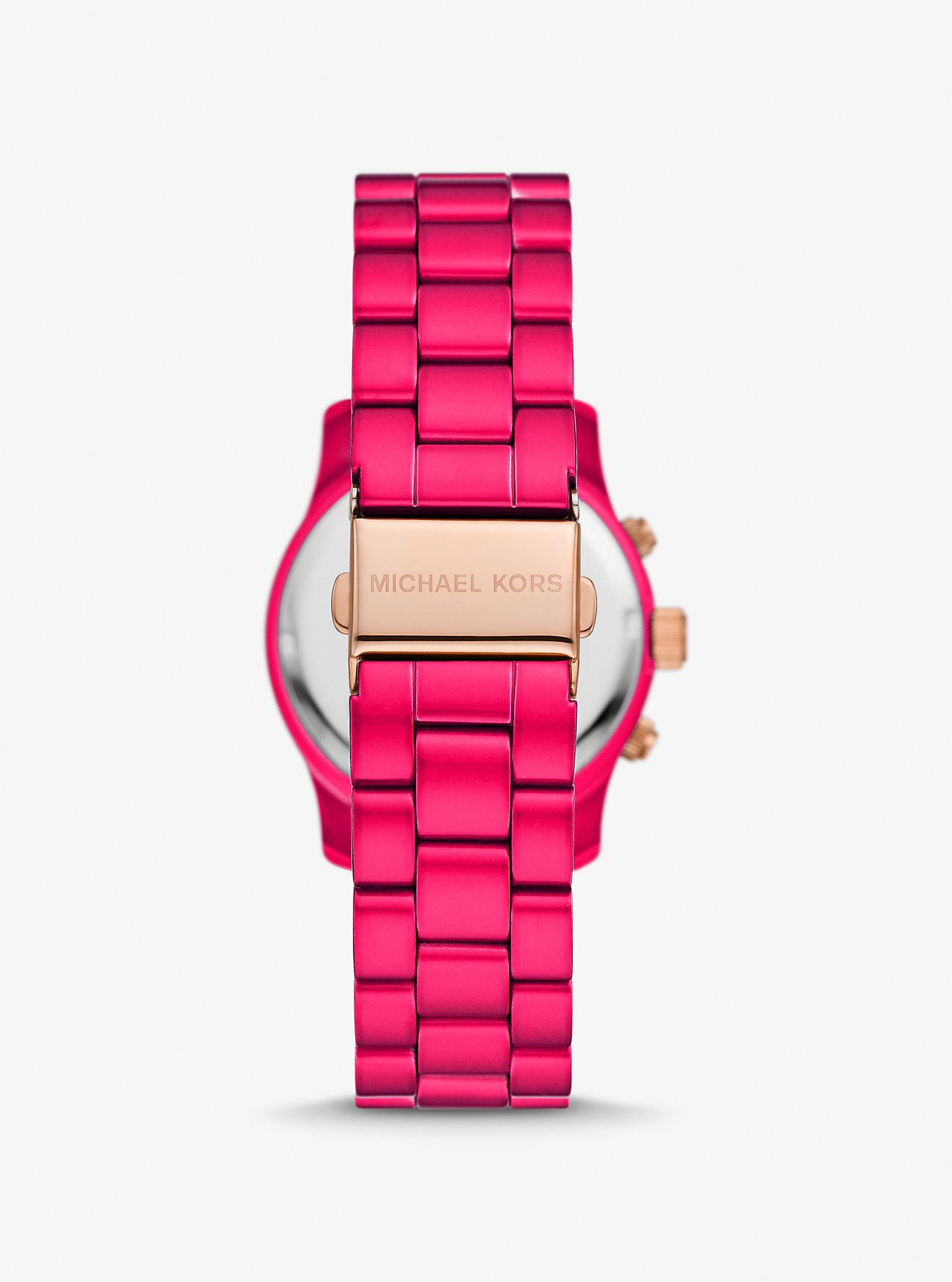 Đồng Hồ Michael Kors Limited-Edition Runway Pink-Tone Watch Nữ Hồng