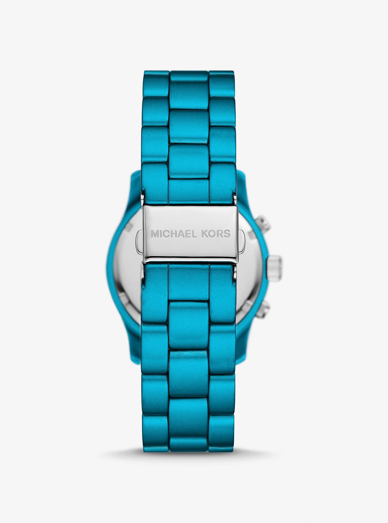 Đồng Hồ Michael Kors Limited-Edition Runway Blue-Tone Watch Nữ Xanh Dương