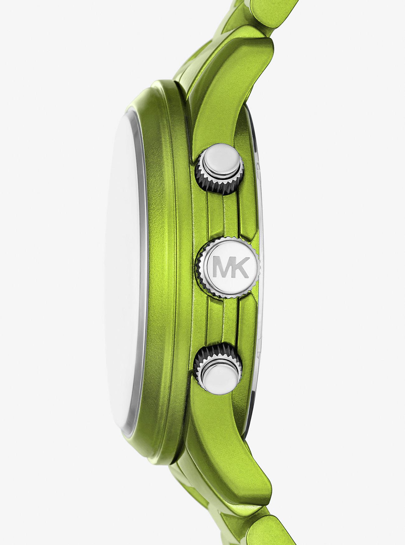 Đồng Hồ Michael Kors Limited-Edition Runway Green-Tone Watch Nữ Xanh Lá