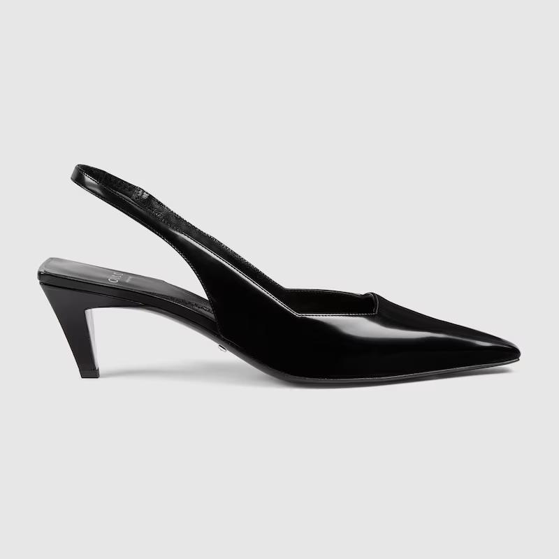 Giày Gucci Slingback Pump Nữ Đen