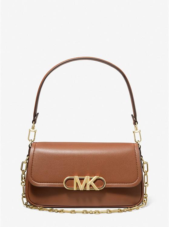 Túi Michael Kors Parker Medium Leather Shoulder Bag Nữ Nâu