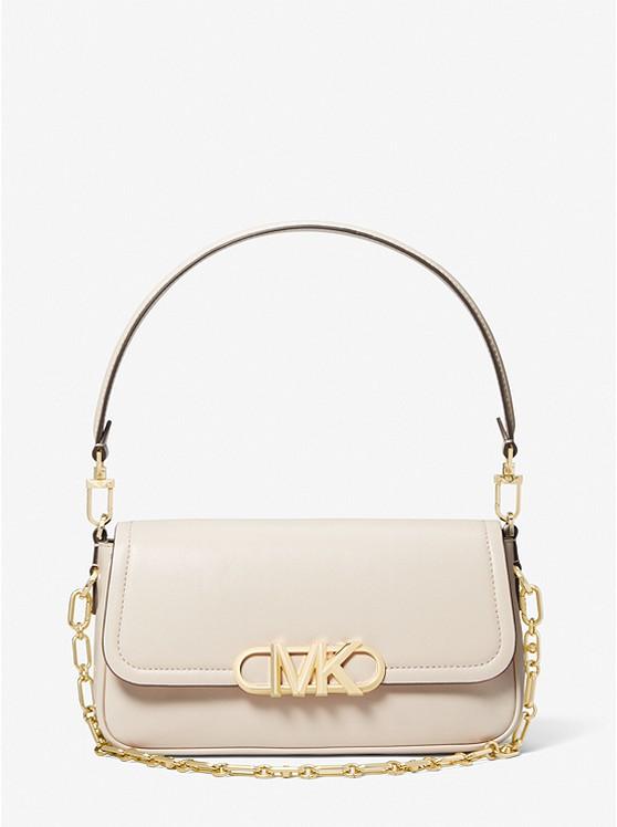 Túi Michael Kors Parker Medium Leather Shoulder Bag Nữ Be