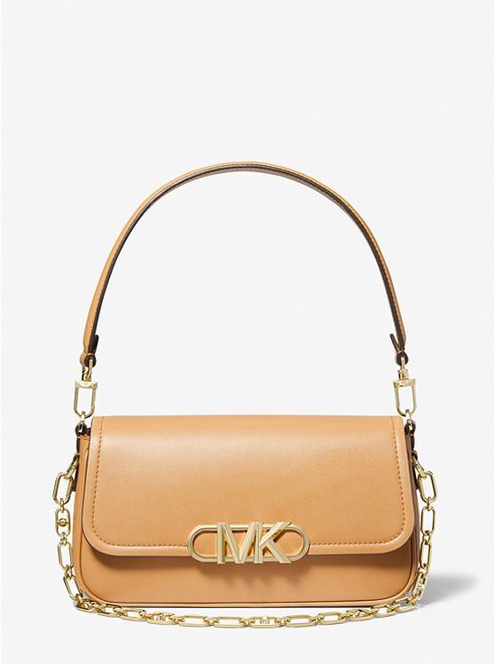 Túi Michael Kors Parker Medium Leather Shoulder Bag Nữ Nude