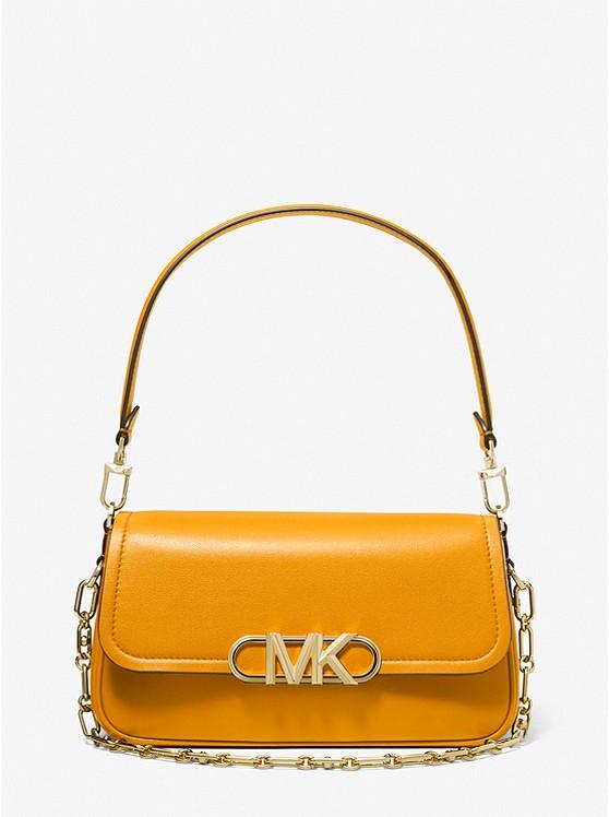 Túi Michael Kors Parker Medium Leather Shoulder Bag Nữ Vàng