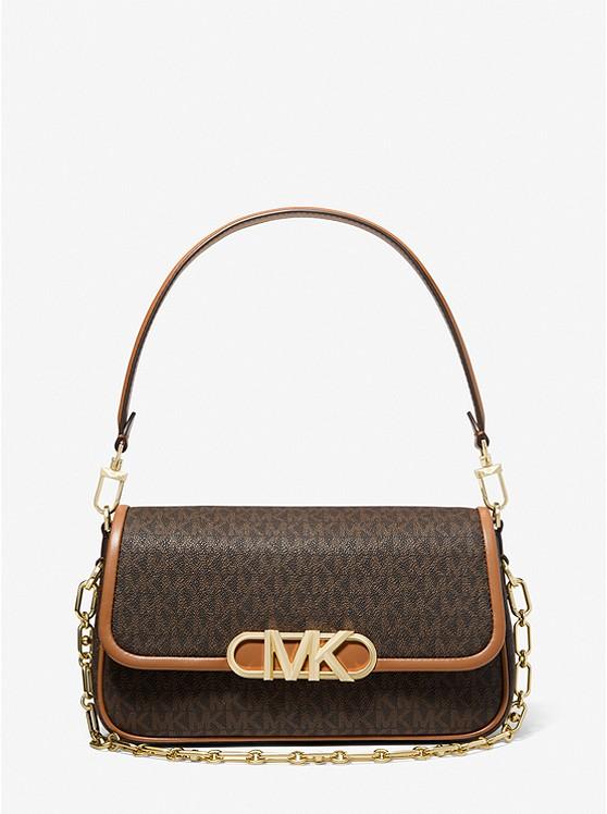 Túi Michael Kors Parker Medium Logo Shoulder Bag Nữ Nâu