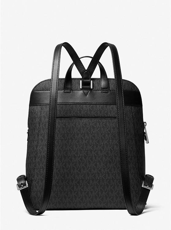 Túi Michael Kors Rhea Medium Logo Slim Backpack Nữ Đen