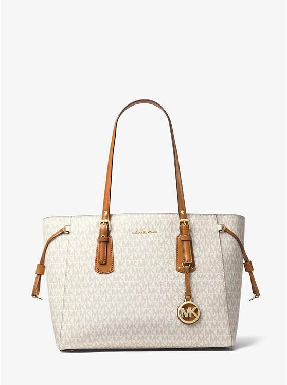 Túi Michael Kors Marilyn Medium Logo Tote Bag Nữ Be