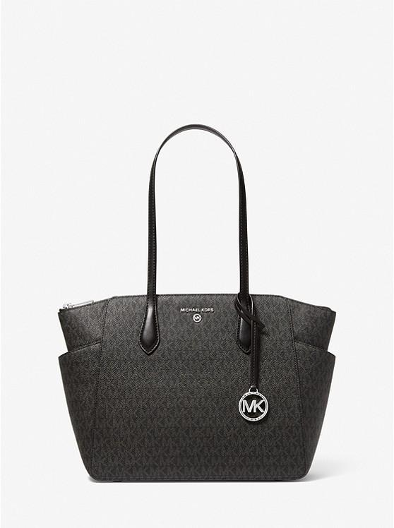 Túi Michael Kors Marilyn Medium Logo Tote Bag Nữ Đen