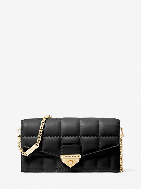 Túi Michael Kors Soho Large Quilted Leather Convertible Shoulder Bag Nữ Đen