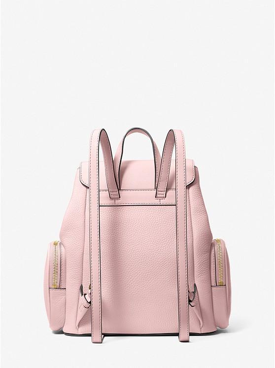 Túi Michael Kors Jet Set Medium Pebbled Leather Backpack Nữ Hồng