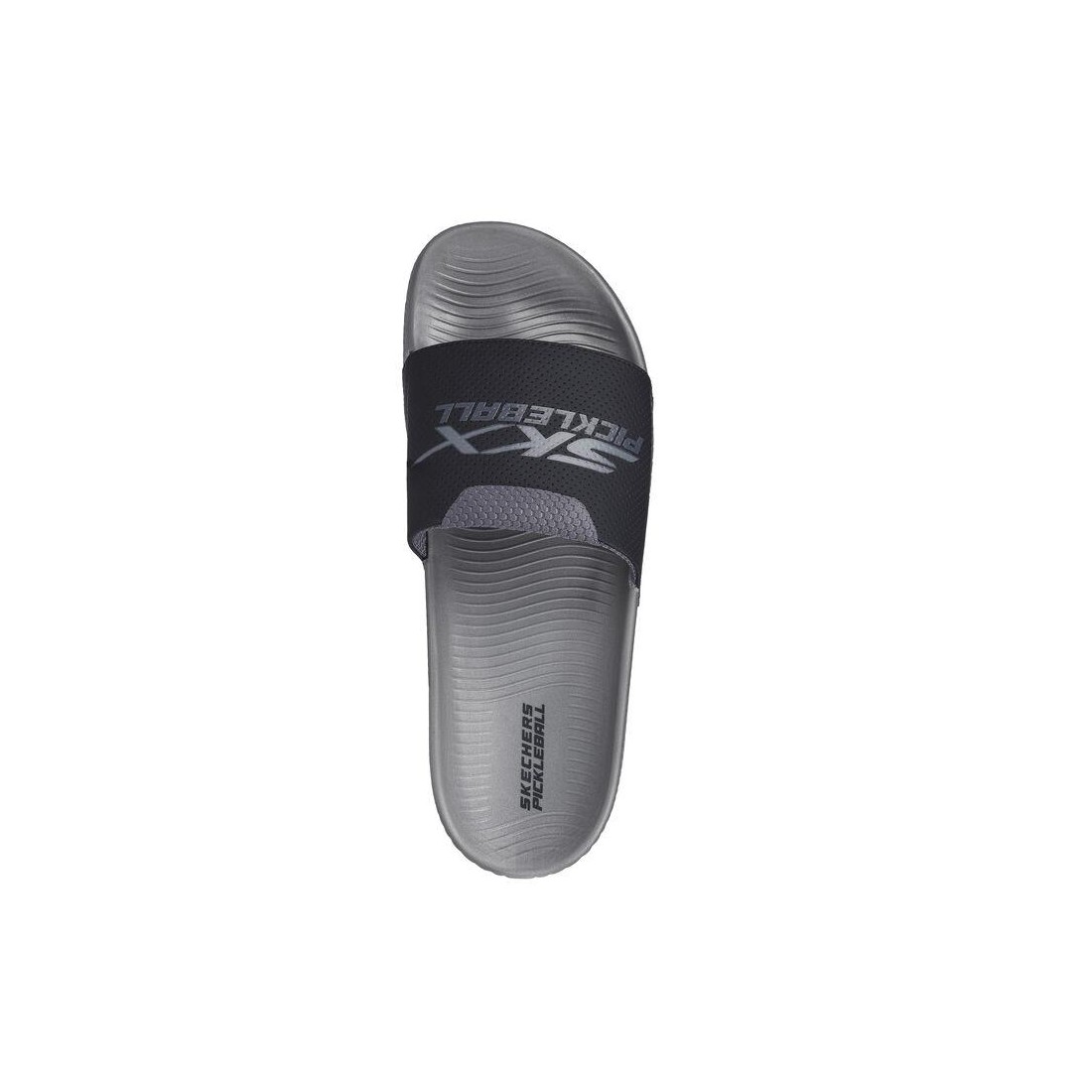 Dép Skechers Hyper Slide - Revive Nam Đen Xám