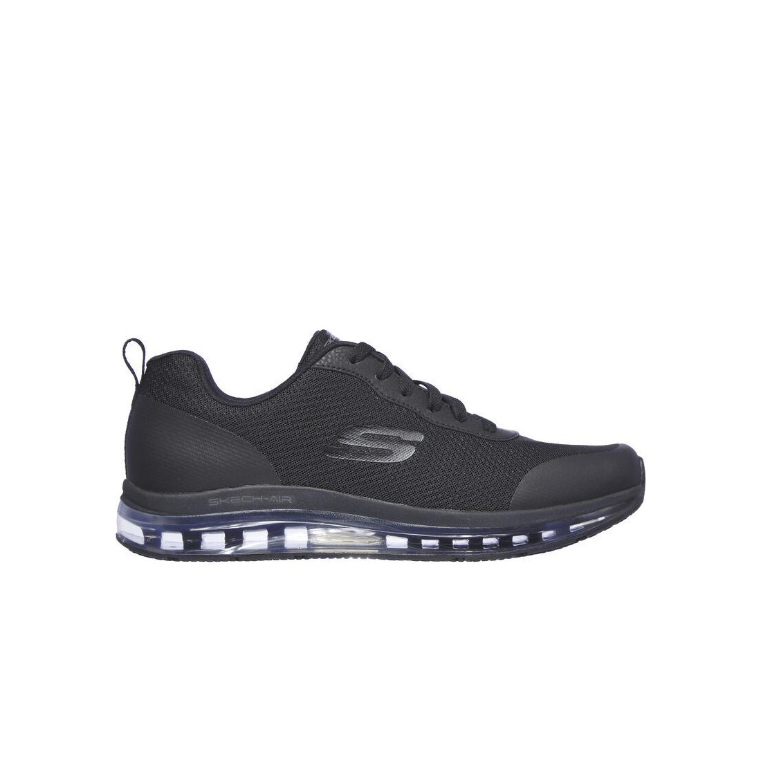Giày Skechers Work Relaxed Fit: Skech-Air - Chamness Sr Nam Đen