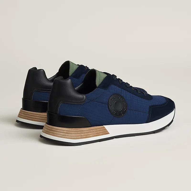 Giày Hermes Drive Sneaker Nam Xanh Navy