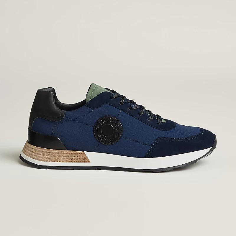 Giày Hermes Drive Sneaker Nam Xanh Navy