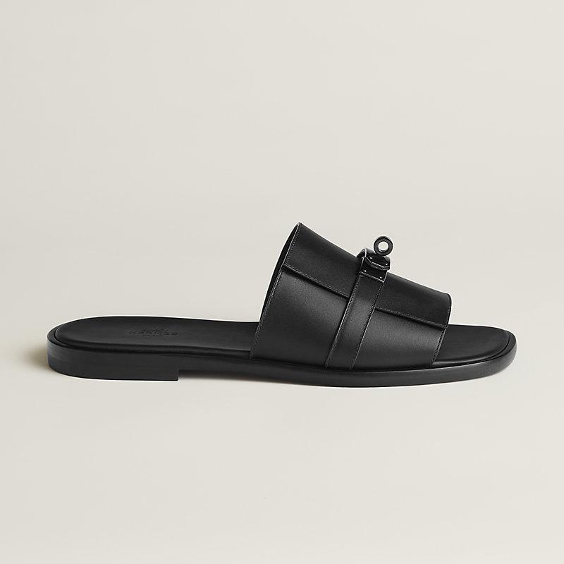 Giày Hermes Gabriel Sandal Nam Đen