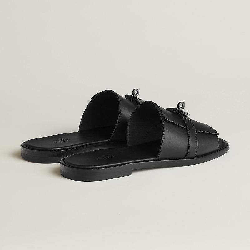 Giày Hermes Gabriel Sandal Nam Đen