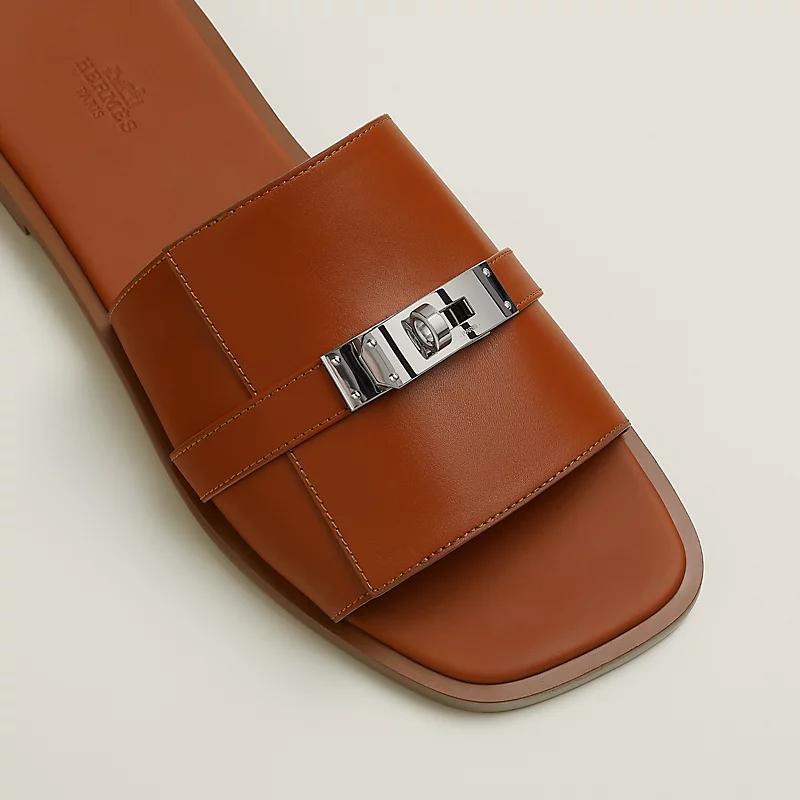 Giày Hermes Gabriel Sandal Nam Nâu