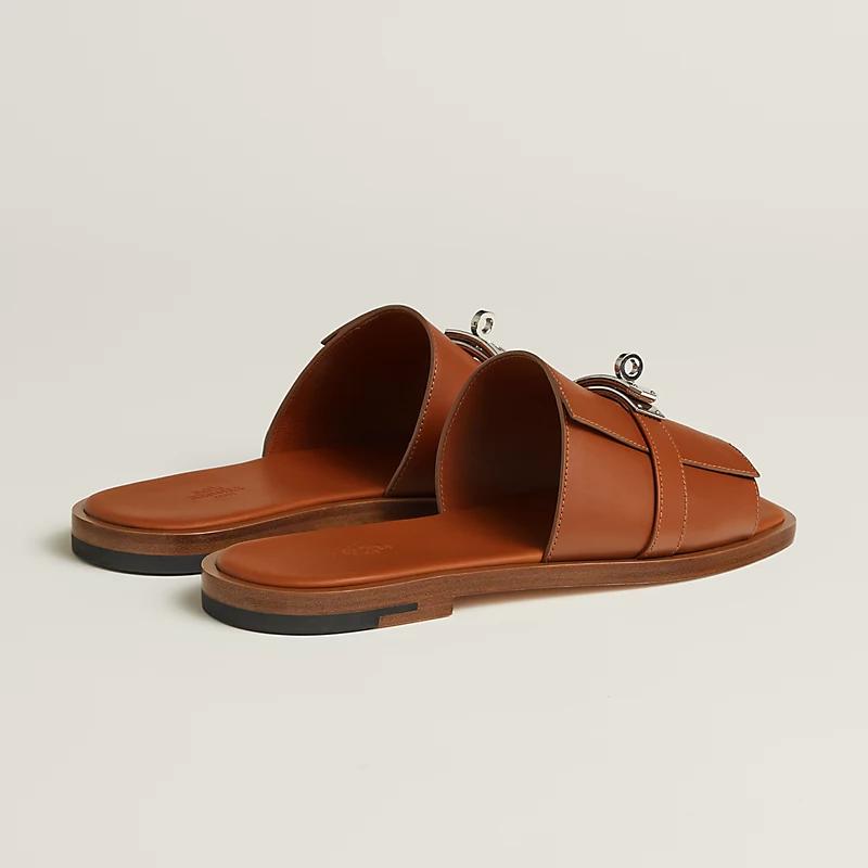 Giày Hermes Gabriel Sandal Nam Nâu