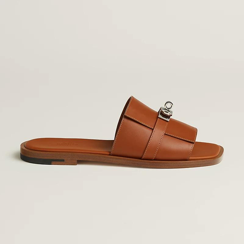 Giày Hermes Gabriel Sandal Nam Nâu