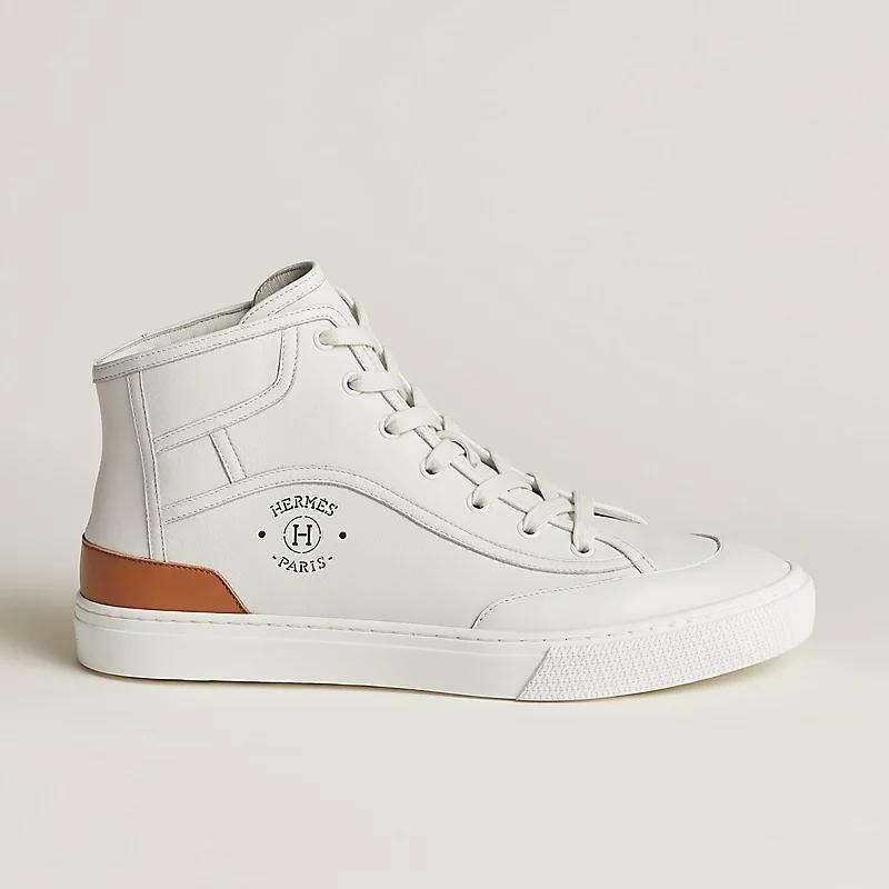 Giày Hermes Get Up Sneaker Nam Trắng