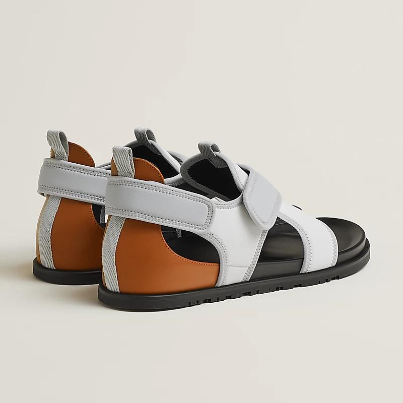 Giày Hermes Giorno Sandal Nam Trắng