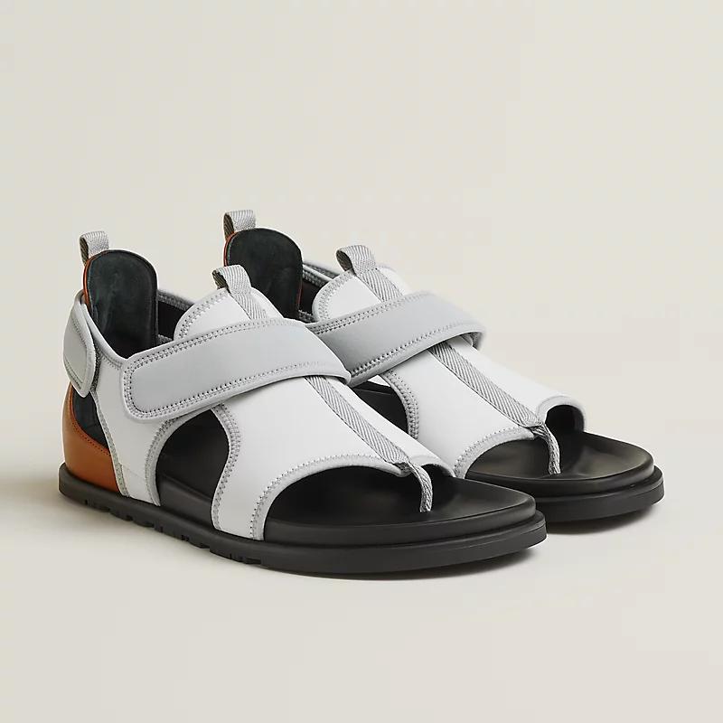 Giày Hermes Giorno Sandal Nam Trắng