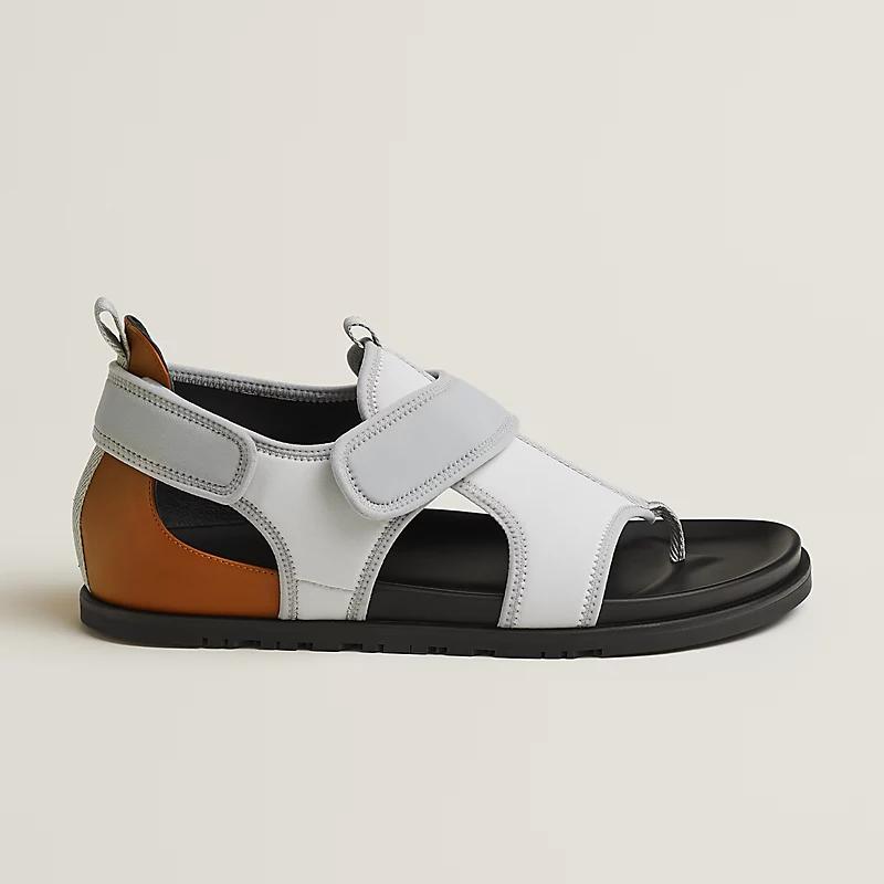 Giày Hermes Giorno Sandal Nam Trắng