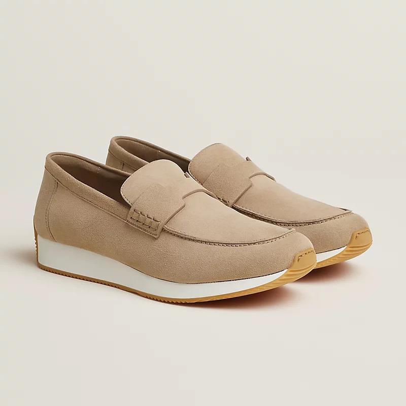 Giày Hermes Ground Loafer Nam Be