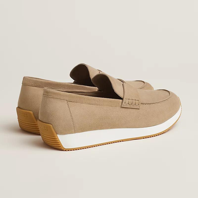 Giày Hermes Ground Loafer Nam Be