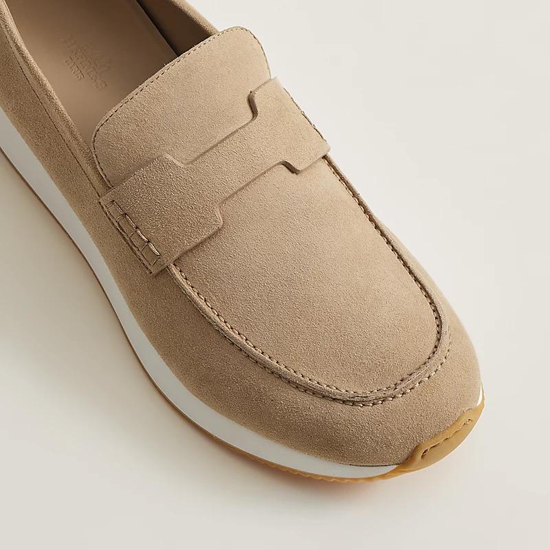 Giày Hermes Ground Loafer Nam Be