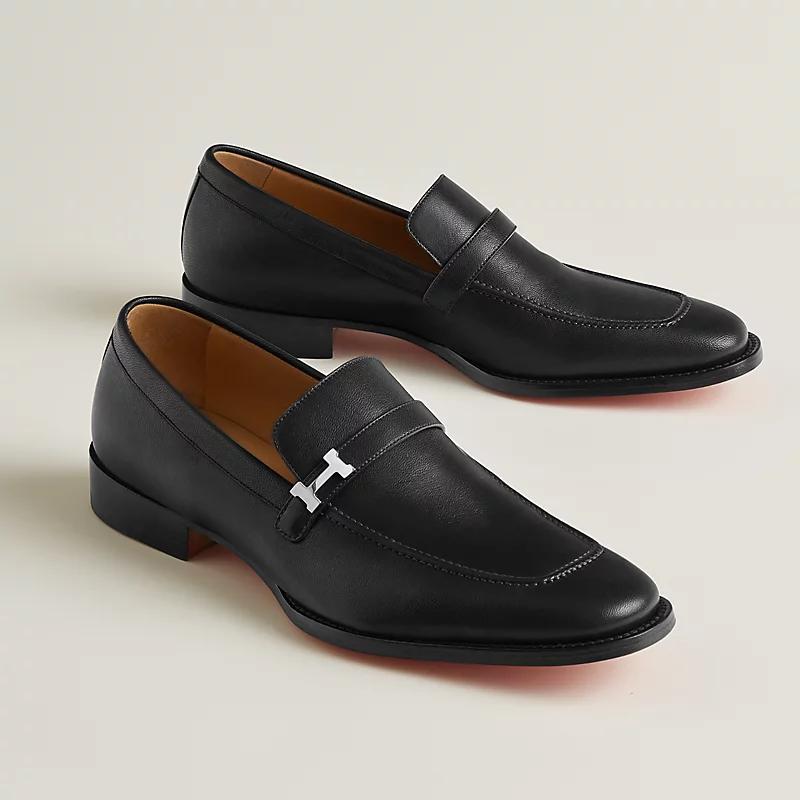 Giày Hermes Guido Loafer Nam Đen