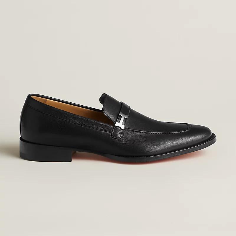 Giày Hermes Guido Loafer Nam Đen