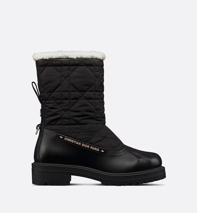 Giày Dior Frozen-D Ankle Boot Nữ Đen