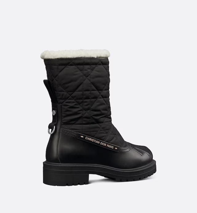 Giày Dior Frozen-D Ankle Boot Nữ Đen