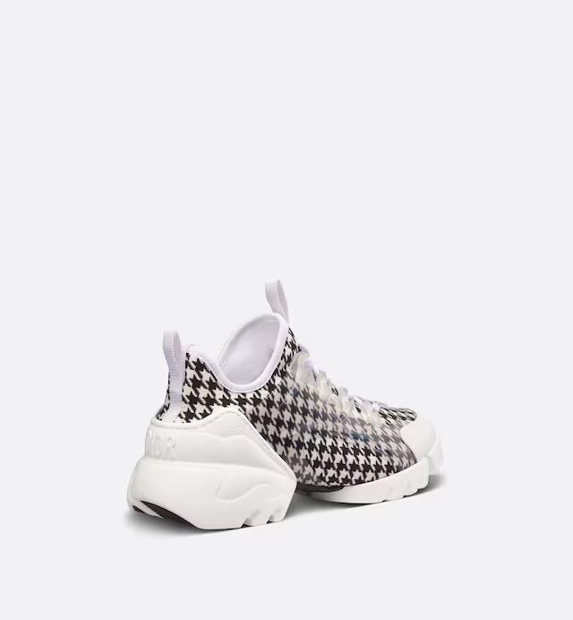 Giày Dior D-Connect Sneaker Nữ Trắng Đen