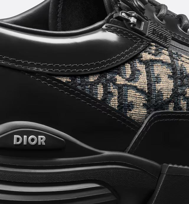 Giày Dior Combat Derby Shoe Dior Oblique Jacquard Nam Đen Be