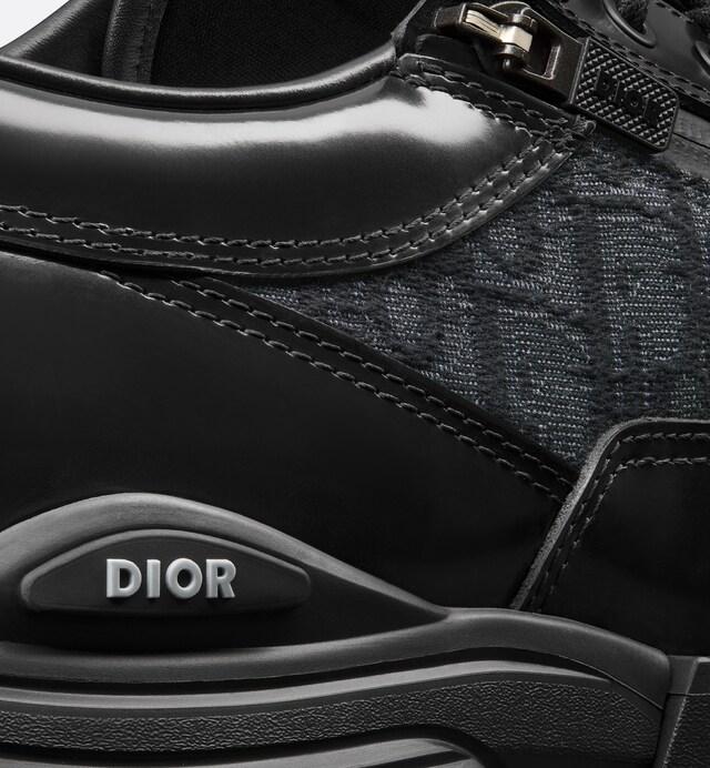 Giày Dior Combat Derby Shoe Dior Oblique Jacquard Nam Đen