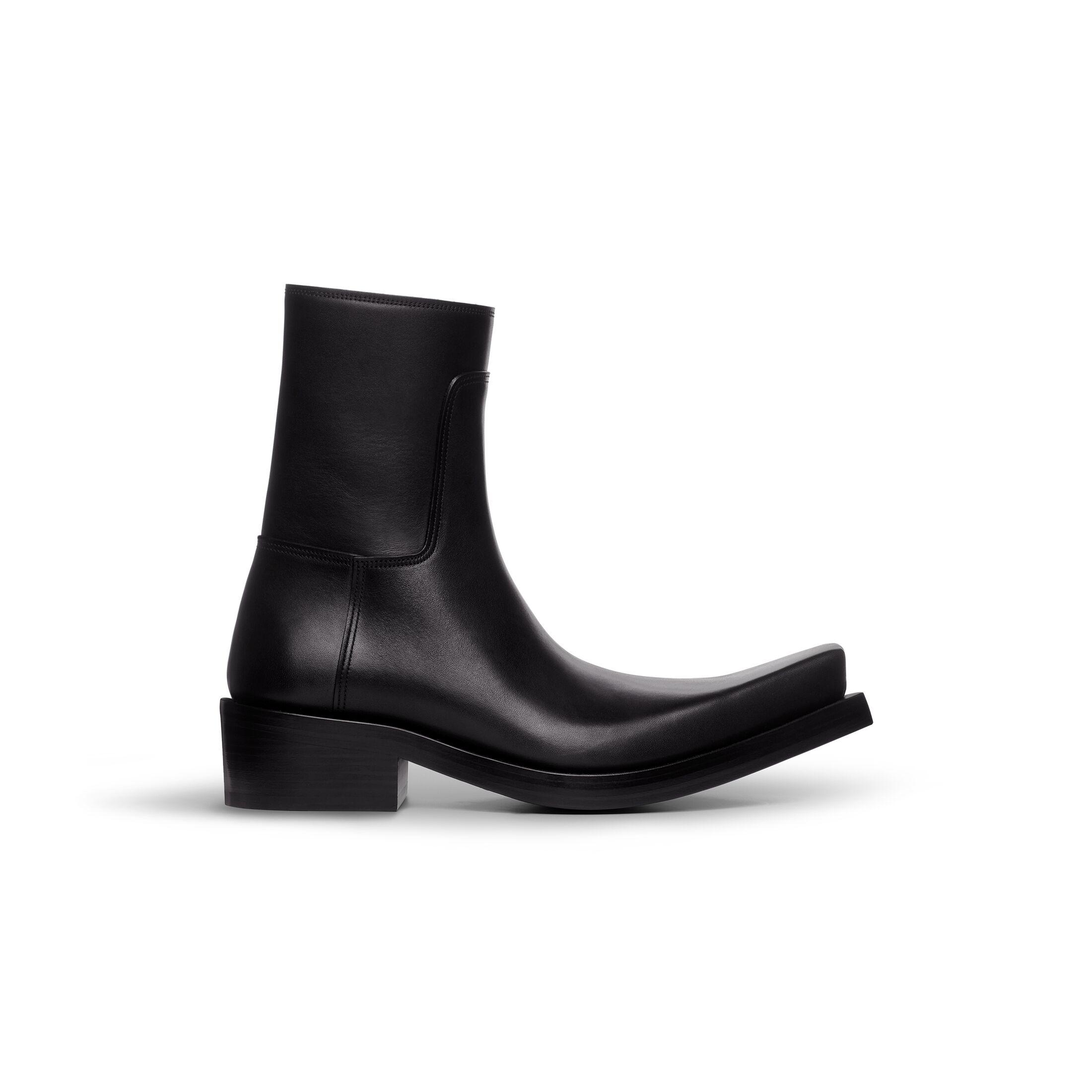 Giày Balenciaga Santiago Bootie Nam Đen