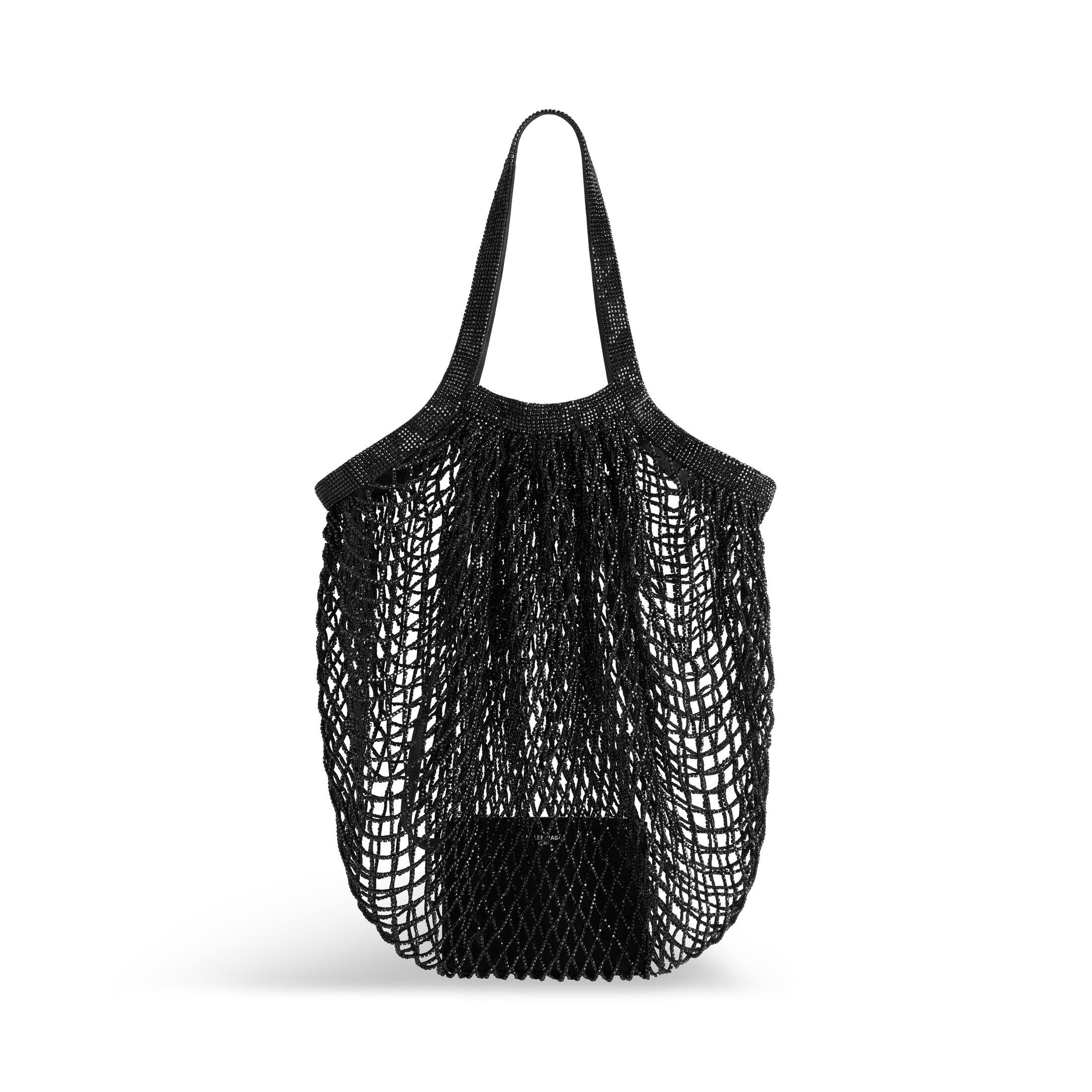 Túi Balenciaga 24/7 Large Bag With Rhinestones Nữ Đen