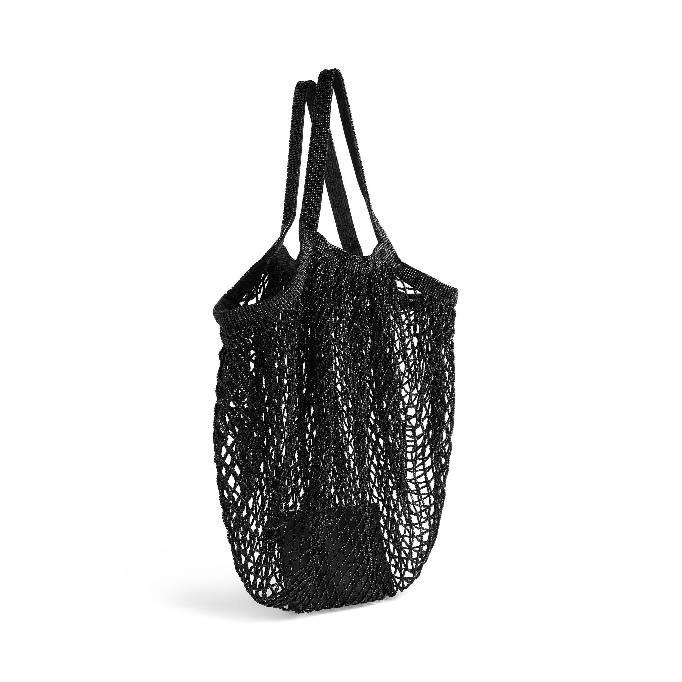 Túi Balenciaga 24/7 Large Bag With Rhinestones Nữ Đen