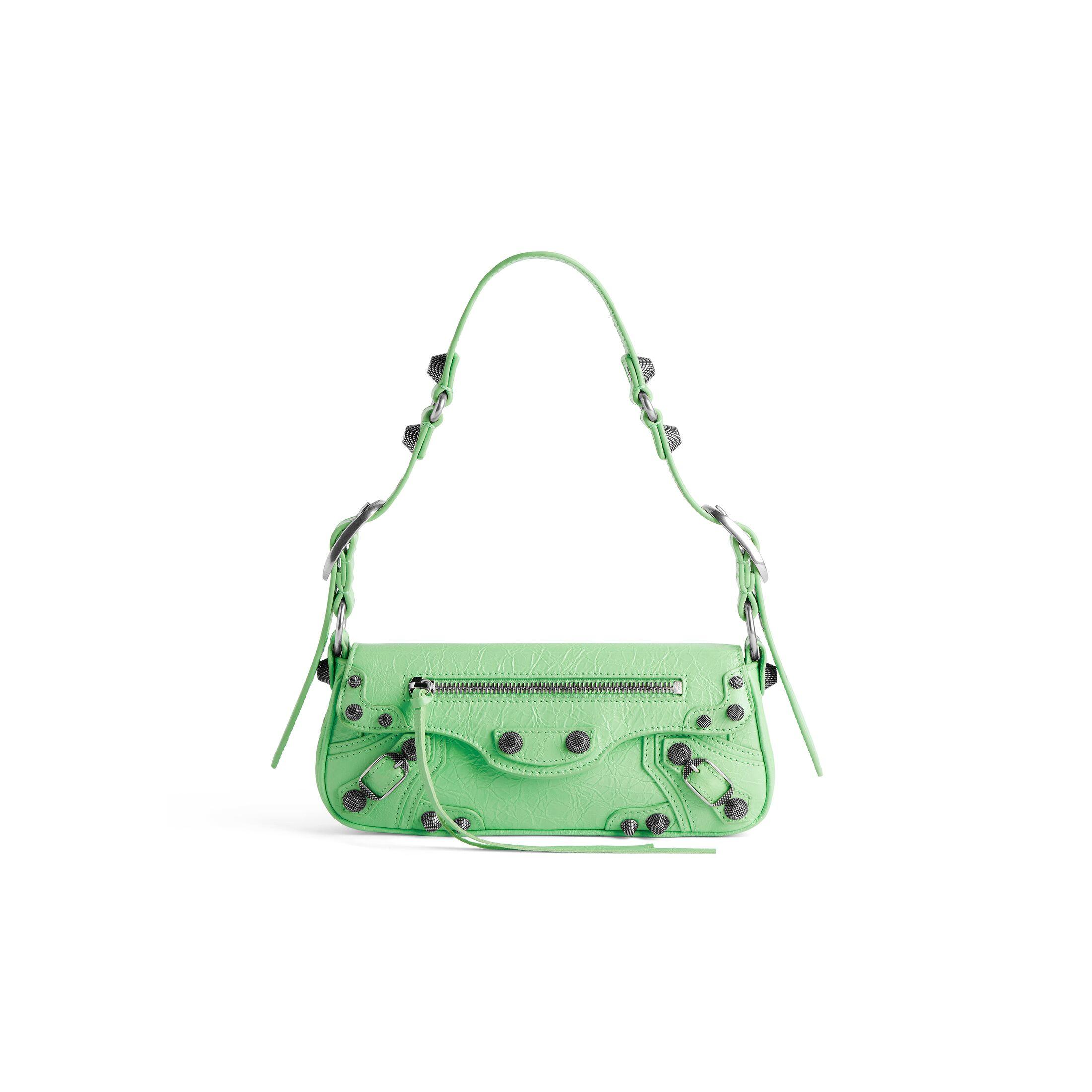 Túi Balenciaga Le Cagole Xs Sling Bag Nữ Xanh Mint