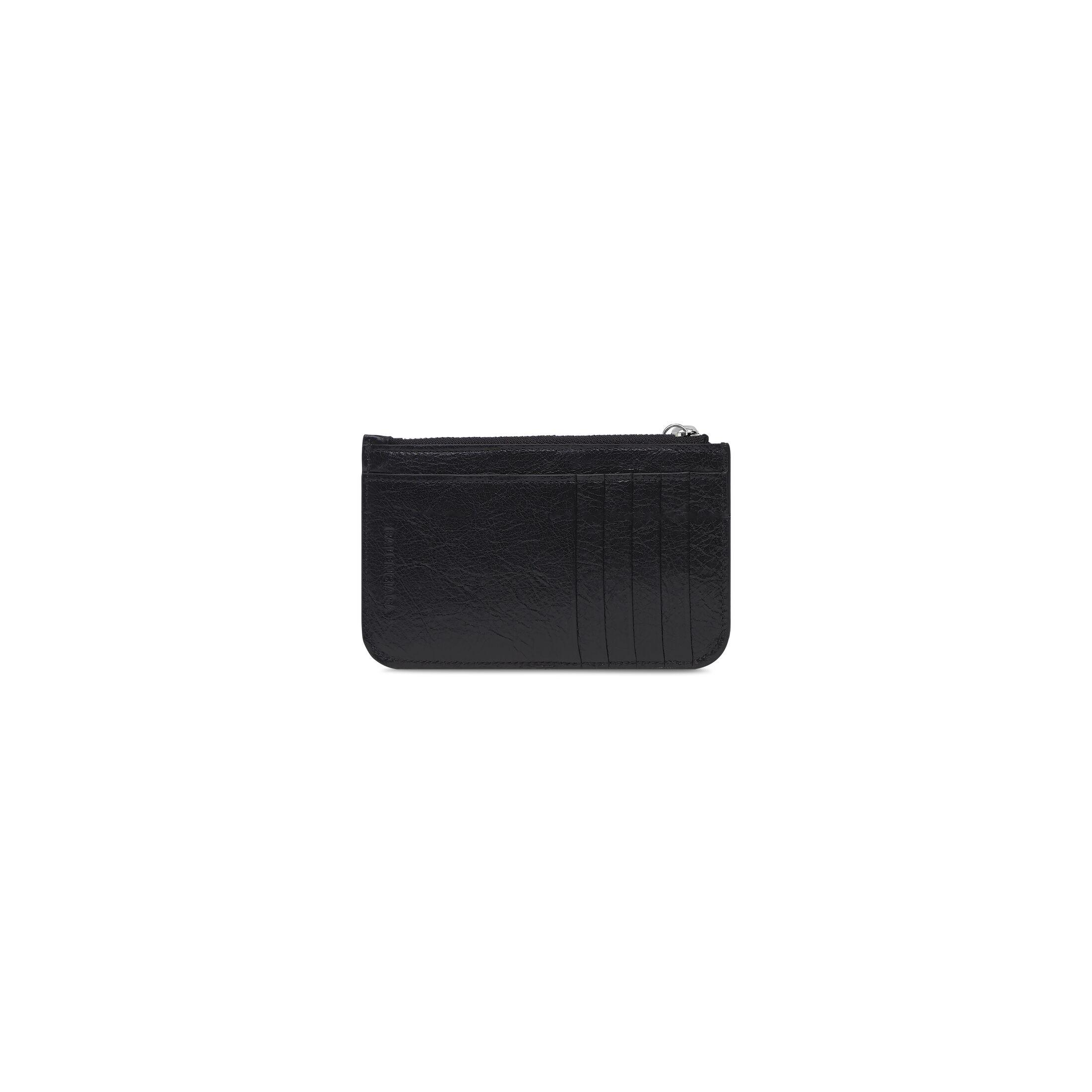 Ví Balenciaga Le Cagole Long Coin And Card Holder Nữ Đen