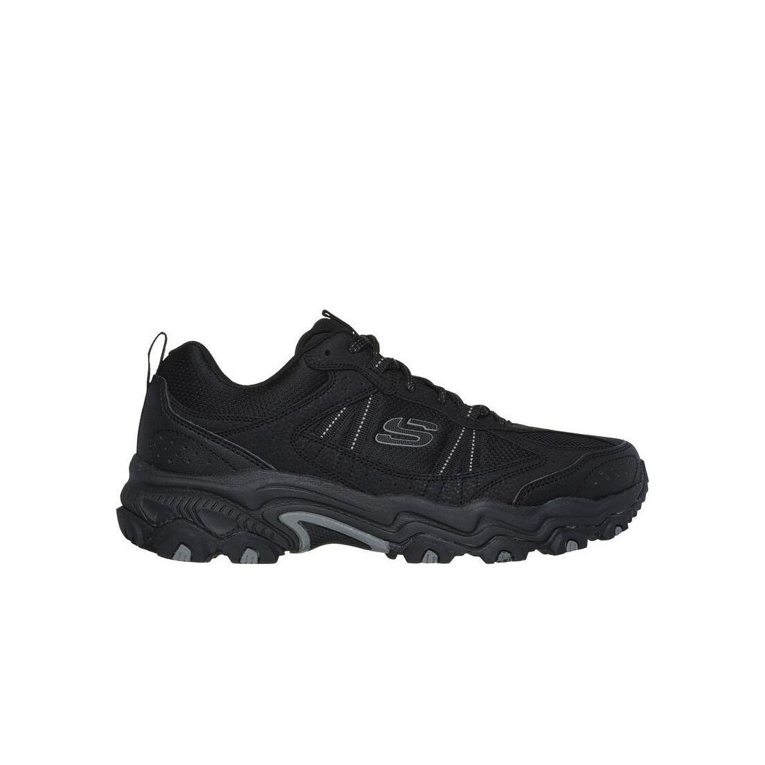 Giày Skechers Stamina At - Upper Stitch Nam Đen Xám