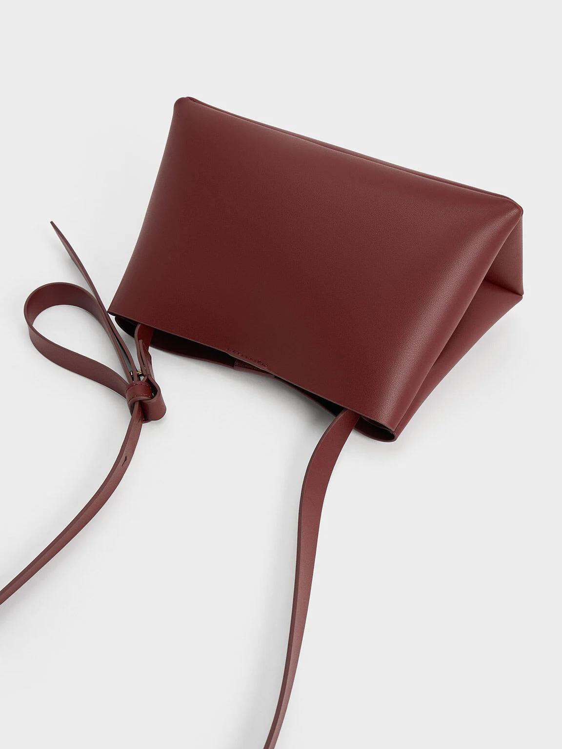 Túi Charles & Keith Odella Bucket Nữ Đỏ